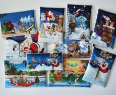 Natale  Cartoline tessili 05