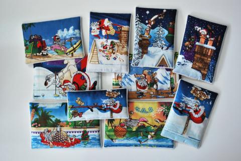 Natale  Cartoline tessili 05